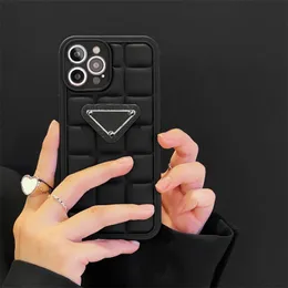 Designers Casos de telefone Casos ￠ prova de choque para iPhone 11 12 Pro Promax 12 mini xr x/xs 7p 8p Tri￢ngulo Tri￢ngulo Anti-Fall Case