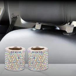 Almofada/travesseiro decorativo 1pcs Diamond Bling Car Acessórios para interiores para mulheres colares de anel de apoio da cabeça do assento de cristal universal
