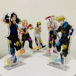 Keychains Anime Tokyo Revengers Figure Keisuke Chifuyu Manjiro Cosplay Painter Acrylic Stand Model Desktop Decoration Props Fans GiftKeychai
