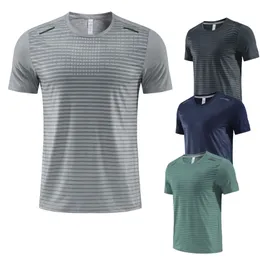 Men Sport Tshirts Imprima Treinamento Quick Dry Tennis Soccer Soccer Short Manga Casual Casual Fitness Camisetas de Ginásio Masculino 220629