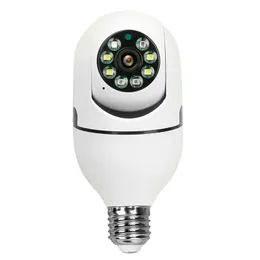 DP17 1080P Wireless 360 Rotate Auto Tracking Panoramic Camera Full Color Dual Light WiFi PTZ IP Cameras Remote Viewing Security E27 Bulb Interface Motion Detection