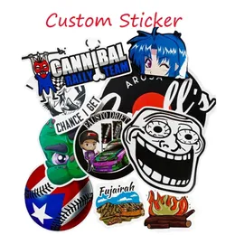 Custom Your Own Stickers Name Label PVC Vinyl Waterproof Die Kiss Cut Aesthetics Sticker Self Adhesive for DIY Card Album 220711