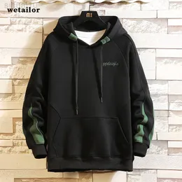 Wetailor Vroege Voorjaar New Oversized Hoodie Brief Graphic Hooded Casual Hoodies Männer und Frauen Sweatshirt Harajuku Hoodies Hoody L220730