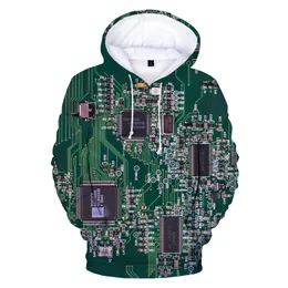 Chip elettronico stampa 3d divertenti felpe con cappuccio maglione primavera harajuku pullover con cappuccio unisex felpe hip hop oversize 4xl 220725