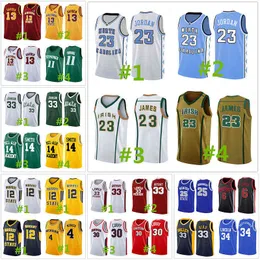 College Basketball indossa Russell Dwyane Westbrook Wade NCAA Basketball Jersey Ray Allen Kyrie Irving 23 Michael Trae Young Ja Morant James Harden LeBron James