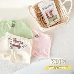 Panties weixinbuy 3個/セットキッズボーイズプリントボクサーショーツ女の子ブリーフボトムリング下着綿子供2-7Y