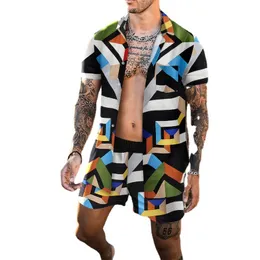 Treno masculino Summer Men's Casual Printing Digital Print