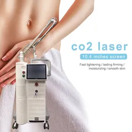 10600nm Fraktionerad CO2 Laser Beauty Machine Medical Acne Scar and Stretch Mark Borttagning Skin Resurfacing Rejuvenation Vaginal Laser Drawning Equipment