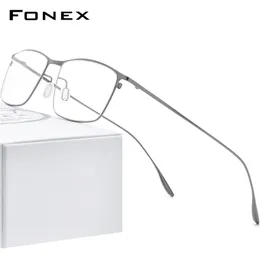 Alloy Glasses Frame Men Square Myopia Prescription Eyeglasses Frames Full Optical Korean Eyewear 8105 W220423