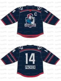 C202 Metropolitan Riveters 2021 22 Hockey Jersey 남성 여성 청소년 청소년 사용자 정의 모든 이름