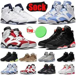 UNC jumpman bordeaux 6 6s men basketball shoes Red Oreo Electric Green Georgetown British Khaki Carmine DMP Infrared Midnight Navy sports sneakers mens trainers