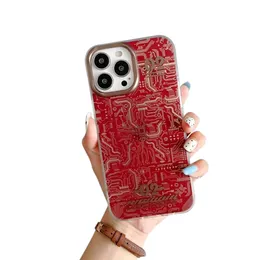 Telefonkoffer Vintage Circuit Board Muster Design für iPhone 13 12 11 Pro Max Luxury Rückenabdeckung Schocksicheres Anti -Fall Electroplated Kamera Objektiv Stoßfängerschutzschutz