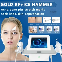 Professionell skönhet Produkt Hudvårdsutrustning Mikronedling RF Machine Micro Needle Device Face Lift Facial Dighting Wrinkle Avlägsnande Fraktionell mikronedel