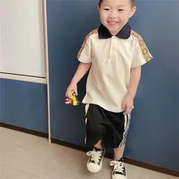 Clothing Sets Boys Designers Clothes Summer Designer Tracksuit Girls Polo Shirts Shorts Luxury Kid Outfit Children Tracksuits