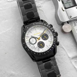 Рама из нержавеющей стали диаметром 42 мм высококачественные мужские часы простой стиль Quartz Movement Fashion Trend Watch Складная стальная полоса