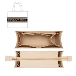 Organizer per borsa Inserisci borsa in feltro Organizer con cerniera Borsa Tote Shaper per Book Tote 2 Style 220524