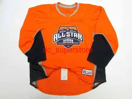 raro CUSTOM CUSTOM 2010 ECHL ALL STAR GAME MAGLIA ARANCIONE AGGIUNGI QUALSIASI NOME NUMERO MENS KIDS JERSEY XS-5XL