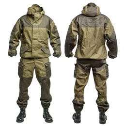 Mäns spårningsdräkter Mege Tactical Military Uniform Set Special Forces Ryssland Gorka-3 Combat Battle Dress Working Clothing Plus Sizemen's Men'me