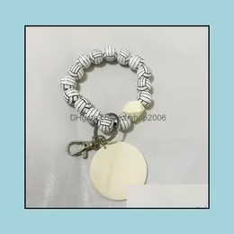 Party Favor Event Supplies Festive Home Garden FedEx 9 Styles P￤rlade Armband Keychain Pendant Dhdlu
