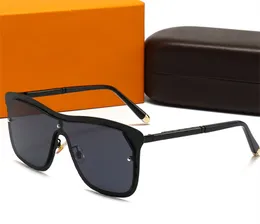 2023 Mode Herren Hot Designer Sonnenbrillen für Frauen Vintage Quadratischer Mattrahmen Brief Gedruckt Farbfilm Brille Trend Freizeitstil
