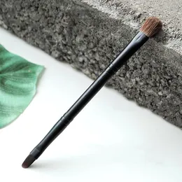 Yeni profesyonel çok çift uçlu göz fırçası kaş pomade eyeliner yün keçi saçlı saç örtüsü makyaj araçları