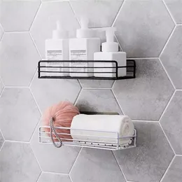12 szt. Żelazna półka do łazienki Brak wiercenia prysznicowa uchwyt do przechowywania szamponu do akcesoriów do narożnika kuchennego 220527