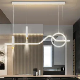 مصابيح قلادة حديثة LED الثريا لغرفة الطعام المطبخ المعيش