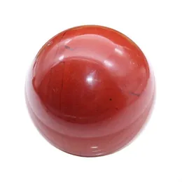 Decoratieve objecten Figurines Natural Red Jade Ball Originele Stone Crystal Home Decorative Decoratief