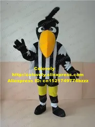 Талисман кукла костюм причудливые черные дятел птица талисмана костюм талисмана Mascotte Picus Hornbill Tooco Toucan Barbet с большой желтый рот NO.1159 FR