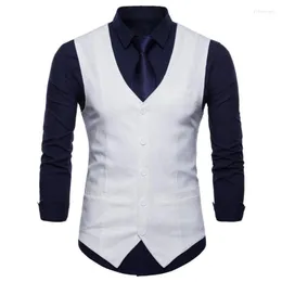 Erkekler için varış elbise yelekleri ince fit erkek takım elbise erkek yelek gilet homme gündelik kolsuz resmi iş ceket1 erkek phin22
