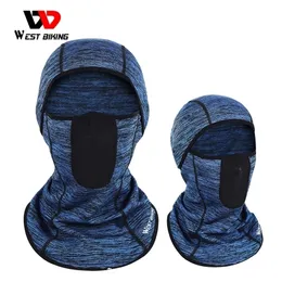 WEST BIKING Ciclismo Inverno Caldo Sciarpa da corsa Passamontagna Velluto Bike Maschera a pieno facciale Copricapo Pesca Pattinaggio Cappello 220620