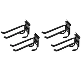 Hooks Rails Pack Slatwall Hanger Wall Mounted Vertical Bicycle Holder Storage Tool Rack Garage Garage OrganizationHooks