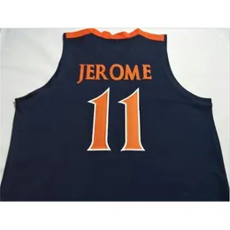 Chen37 Goodjob Men Youth women Vintage UVA Cavalierss Ty Jerome #11 Basketball Jersey Size S-6XL or custom any name or number jersey