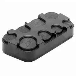 Bilarrangör Bilstyling Auto Coin Holder Storage Box Euro-fodral för plastpengarbehållare Stullande TidyingCar