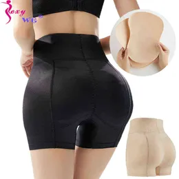 SexyWG Butt Lifter Hip Pad Body Shaper Tummy Control Panties Shapewear Waist Trener Hip Belly Shaper Kobiety Spodenki Hurtownie Y220411