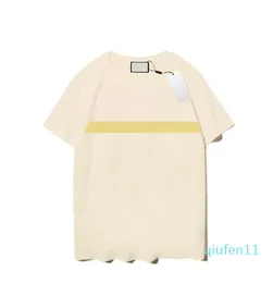 2022- Men's Tees Fashion Men Women Summer T Shirts 3 Colors 24 Styles Letter Pattern Print Mens short sleeve Breathable Tops