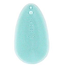 Scrubber per il viso in silicone Spazzola manuale per la pulizia del viso Detergente morbido per il viso per esfoliare e massaggiare i pori per tutta la pelle