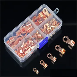 Other Building Supplies Home Garden 70Pcs Lugs Wire Copper Battery Connector Terminal Open Lug Wires Terminals Mayitr Ot-3A Ot-10A Ot-20A