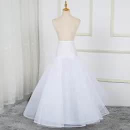 Petticoats Three Layers Hoop-less White Bridal Petticoats A Line Wedding Prom Evening Dress Petticoat