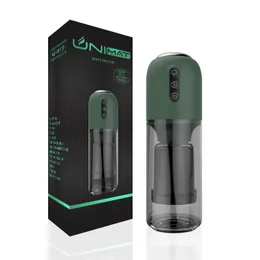 USB wiederaufladbarer männlicher Masturbator mit automatischer Drehung, Teleskop-Masturbatoren für Männer, elektrische sexy Maschinenwaren für Erwachsene