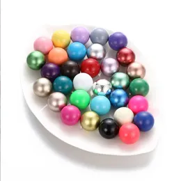 16mm Bell Ball Beads Pit For Locket Necklace Pendant Cage Musical Piano Sound Colorful Harmony Balls Diy Charm som gör gravida presentsmycken Bijoux Tillbehör