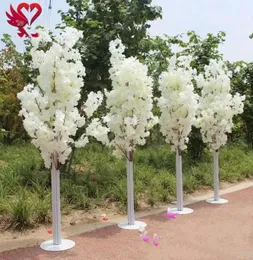 Decoração de casamento 5 pés de altura 10 peças/lote slik artificial flor flor de árvore de árvore romana coluna leads para festas de casamento shopping adereços B0708x12