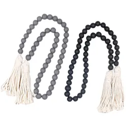 Objetos decorativos Figuras PCs Creld Cotton Cotton Tassel Minchas Minchas de fazenda Country Decoration Bohemian Wall pendurado 96cmdecorative