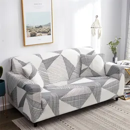 Упругие диван Housmife Elastic Sofa для гостиной Funda Dofa Cover Cover Protector 1 2 3 4 Местные геометрические покрытия 220615
