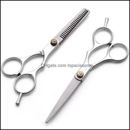 Hair Scissors Care Styling Tools Products Professional Barber 5.5/6.0 Inch Cutting Thinning Shears Hairdressing Tool Stainless Steel Lx807