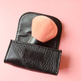 Escova de pó solta Escovas de maquiagem portátil blush escova de cabelo macio cosmético maquiagem ferramenta com saco