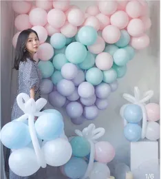 10 polegadas 2.2 Kemacaron LaTex Balloon Birthday Party Decoration Wedding Atmosfera Layout Decorações de casamento Balões