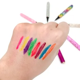 Penna per colla per eyeliner Eyeliner colorato Vendita all'ingrosso Ciglia in stick Matita per fodera diamantata per scrittura liscia