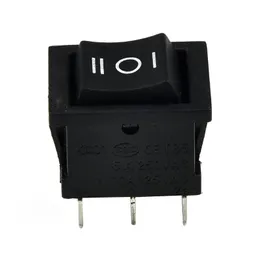 Switch On/Off Rocker 6Pin 3Way Gears Rectangle 250V 3A DIY Electrical Project Large Open/close SwitchesSwitch