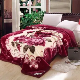 Vescovo Queen Size Flanell Fleece Throw Filt mjuk kashmir filt King Size Warm Quilt Bed Bread 220240 T200901